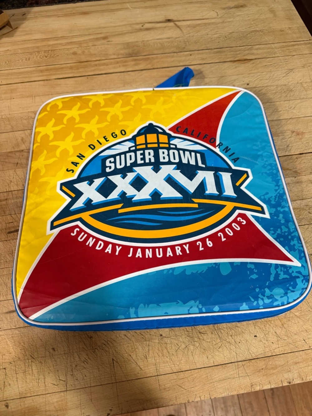 Super Bowl XXXVII Souvenir Cushion - San Diego